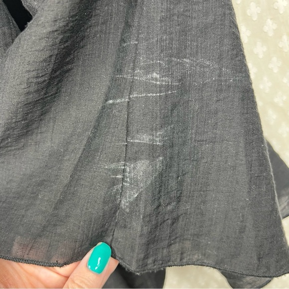 Sabina Musayev Black Monica Puff Sleeve One Shoulder Top - Picture 5 of 6